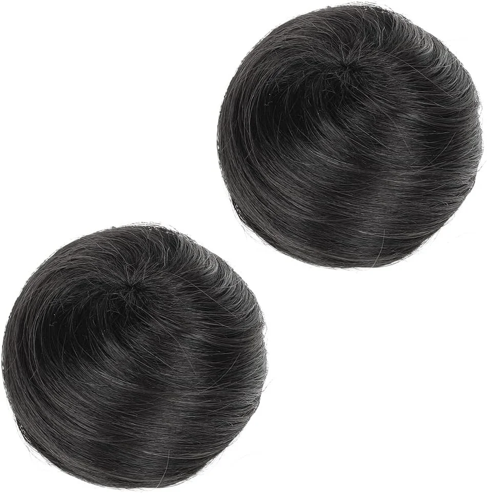 اچ اس پی جی اچ تی ام 2 عدد موی مصنوعی گوجه ای مدل رز برای خانم ها، اکستنشن موی چتری، مدل موی دم اسبی