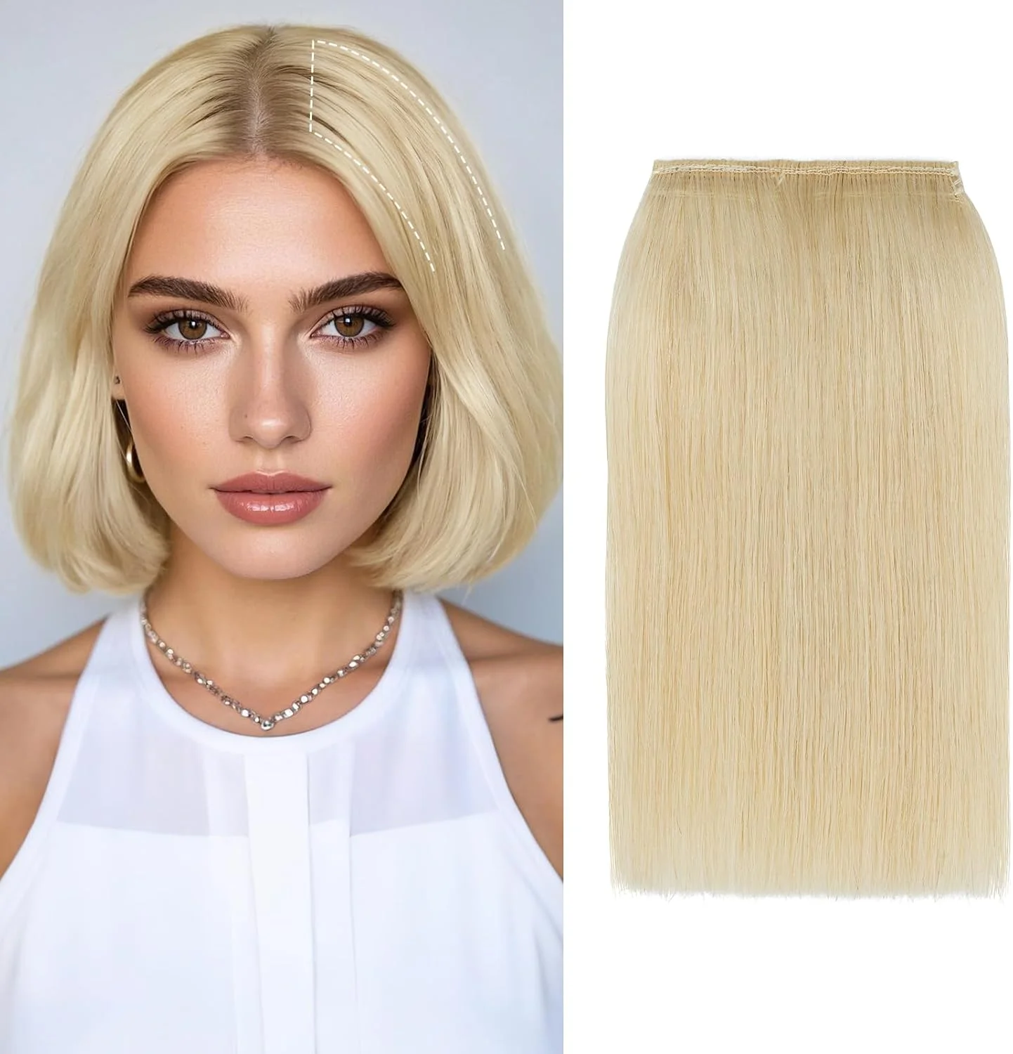 اکستنشن موی طبیعی گیره ای S-noilite برای موهای کوتاه 1 عدد 2 گیره ای برای خانم ها با موهای کم پشت، افزایش حجم مو 17 گرم 12 اینچ - بلوند روشن اکستنشن موی طبیعی گیره ای S-noilite برای موهای کوتاه 1 عدد 2 گیره ای برای خانم ها با موهای کم پشت، افزایش حجم مو 17 گرم 12 اینچ - بلوند روشن