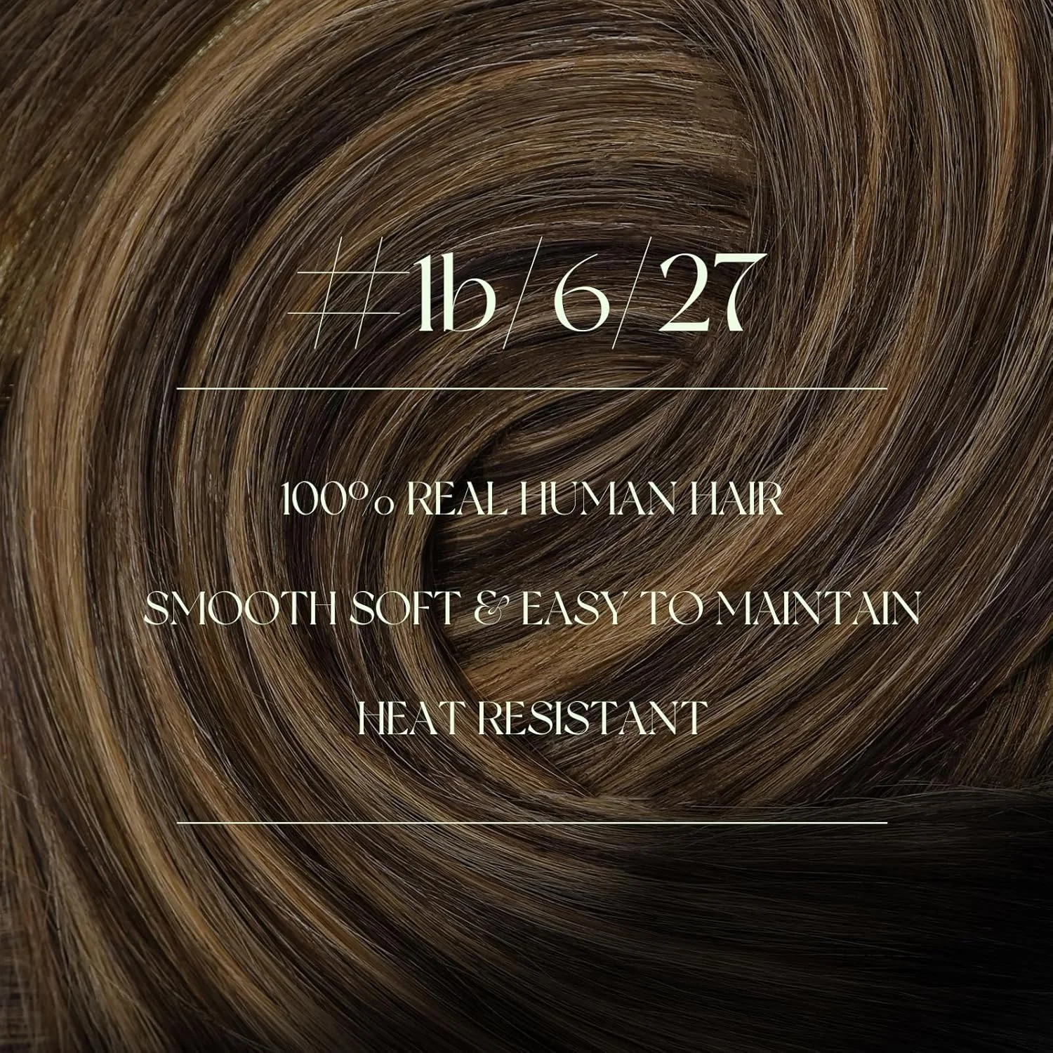 اکستنشن مو کلیپسی رانچر، 22 اینچ، موی طبیعی بالیاژ قهوه ای، اکستنشن موی واقعی کلیپسی برای زنان، مشکی طبیعی محو شونده به شاه بلوطی قهوه ای ترکیب بلوند کاراملی، 120 گرم، 7 تکه