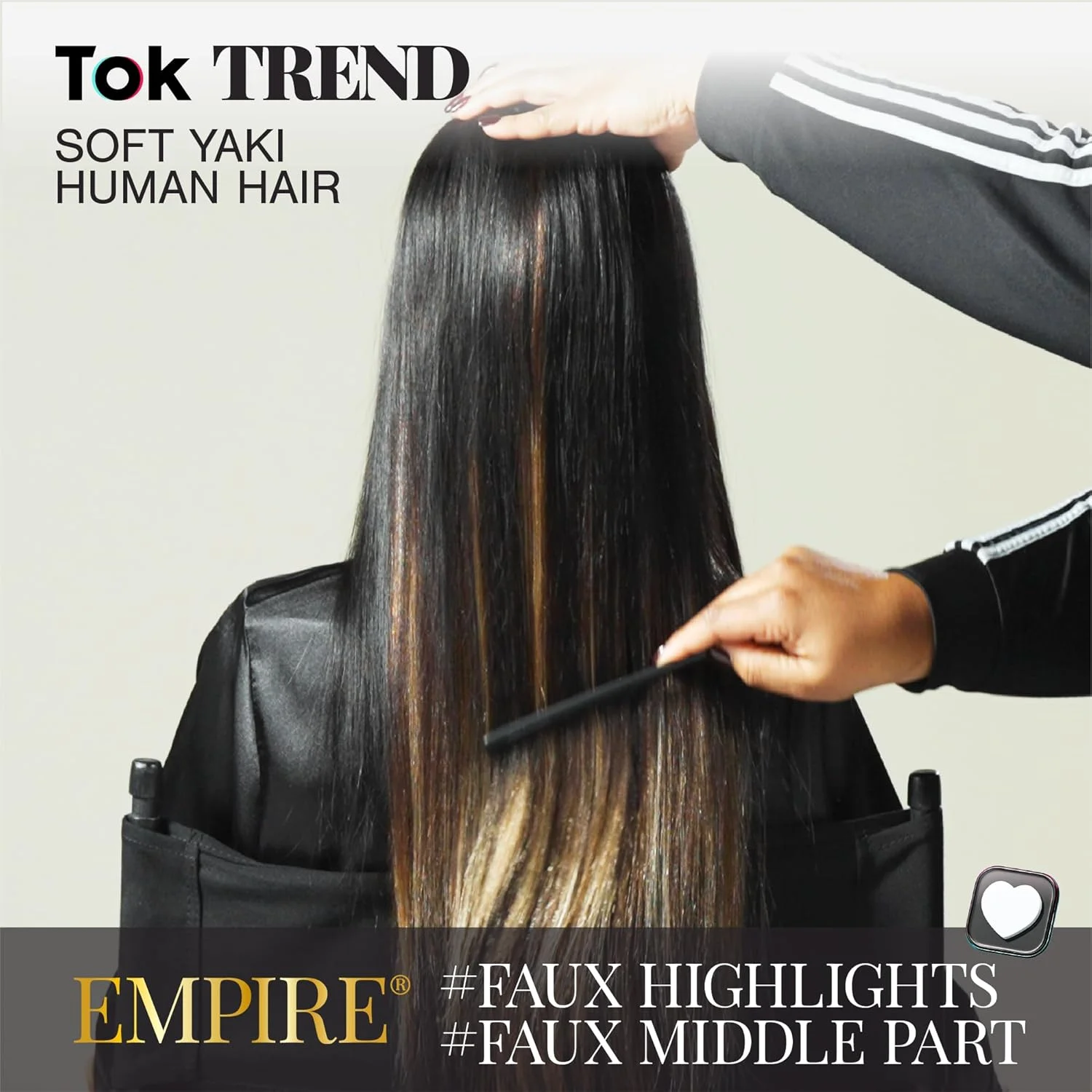 اکستنشن موی بافتنی یاکی امپایر Sensationnel - اکستنشن موی طبیعی یاکی با بافت یاکی برای بافتن و مدل های دوخت - یاکی صاف بسته 2 عددی (12 اینچ، 2)