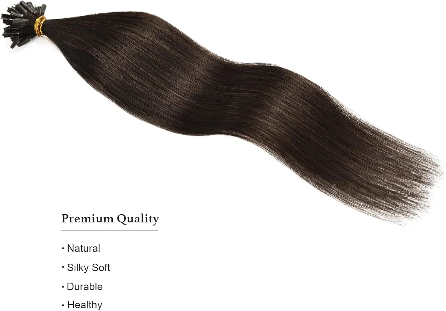 اکستنشن موی چسبی U Tip یامل، موی طبیعی انسان، 1 گرم در هر شاخه، نوک ناخنی کراتینی، 50 شاخه، 18 اینچ اکستنشن موی چسبی U Tip یامل، موی طبیعی انسان، 1 گرم در هر شاخه، نوک ناخنی کراتینی، 50 شاخه، 18 اینچ