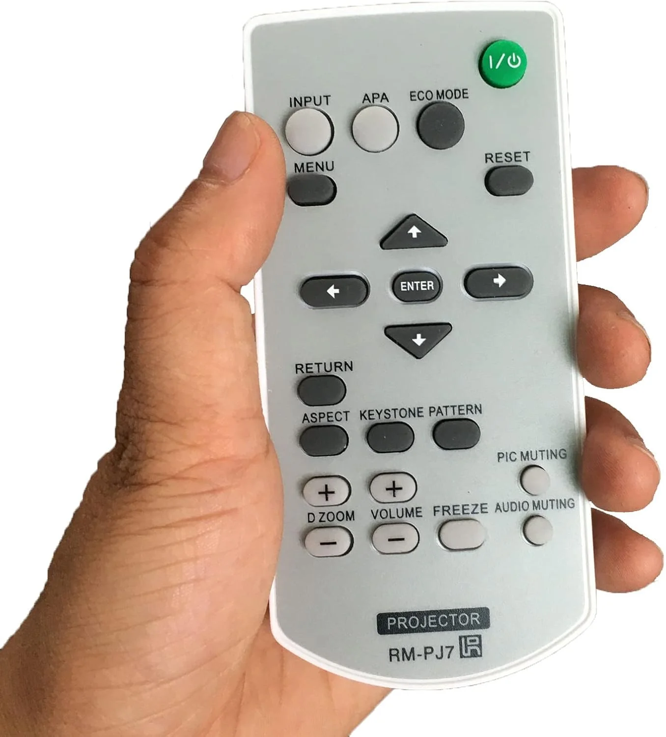 ریموت کنترل پروژکتور جایگزین RM-PJ7 برای سونی VPL-BW120S, VPL-CW255, VPL-CW275, VPL-CX235, VPL-CX275/ EW130/ EX100/ EX120/ EX145/ EX175/ SW125/ SW525C/ SW535C/ SW535EBPAC/ SX125/ SX535EBPAC ریموت کنترل پروژکتور جایگزین RM-PJ7 برای سونی VPL-BW120S, VPL-CW255, VPL-CW275, VPL-CX235, VPL-CX275/ EW130/ EX100/ EX120/ EX145/ EX175/ SW125/ SW525C/ SW535C/ SW535EBPAC/ SX125/ SX535EBPAC