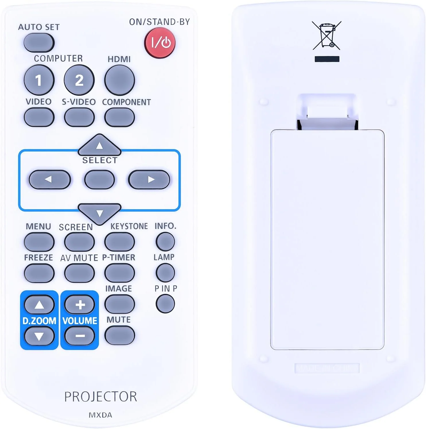 ریموت کنترل جایگزین MXDA سازگار با پروژکتور پاناسونیک PT-VX400U PT-VW330U PT-VW330E PT-VW330EA ریموت کنترل جایگزین MXDA سازگار با پروژکتور پاناسونیک PT-VX400U PT-VW330U PT-VW330E PT-VW330EA