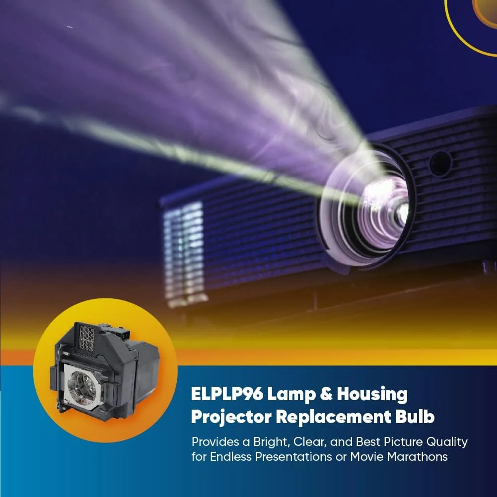 لامپ جایگزین ELPLP96 برای پروژکتور اپسون Pro EX9220 Wireless 1080p+ WUXGA 3LCD به همراه محفظه توسط Technical Precision - سازگار با پروژکتور اپسون VS250 لامپ جایگزین ELPLP96 برای پروژکتور اپسون Pro EX9220 Wireless 1080p+ WUXGA 3LCD به همراه محفظه توسط Technical Precision - سازگار با پروژکتور اپسون VS250