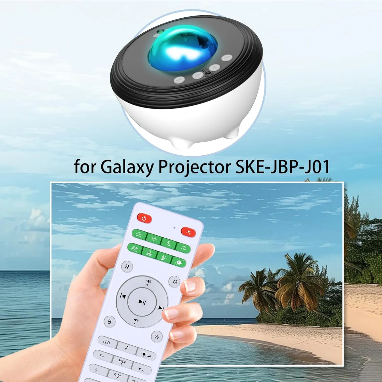 ریموت کنترل جایگزین RETROSUN سازگار با پروژکتورهای کهکشانی YunLone مدل SKE-JBP-J01 BA-SKE ریموت کنترل جایگزین RETROSUN سازگار با پروژکتورهای کهکشانی YunLone مدل SKE-JBP-J01 BA-SKE