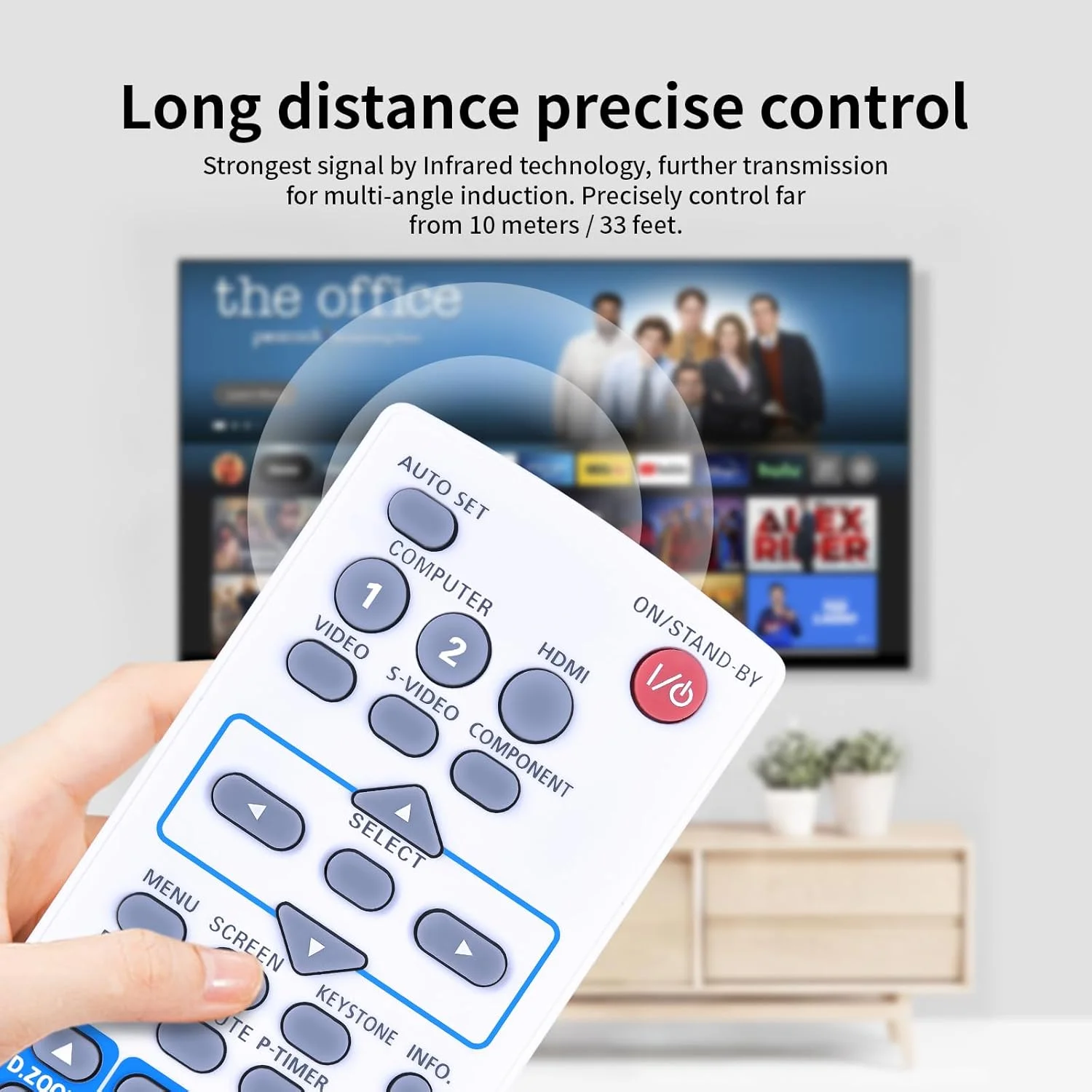 ریموت کنترل جایگزین MXDA سازگار با پروژکتور پاناسونیک PT-VX400U PT-VW330U PT-VW330E PT-VW330EA ریموت کنترل جایگزین MXDA سازگار با پروژکتور پاناسونیک PT-VX400U PT-VW330U PT-VW330E PT-VW330EA