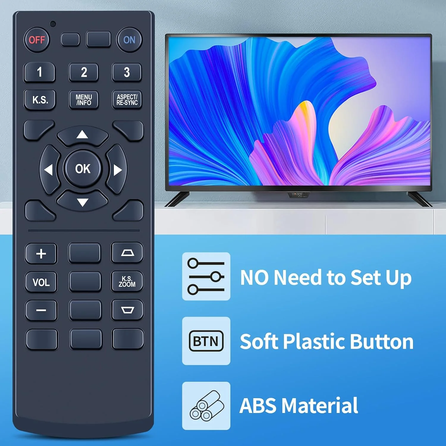 ریموت کنترل جایگزین RETROSUN سازگار با پروژکتور بارکو RLM-W14 RLM-W8 RLS-W12 RLM-W6 ریموت کنترل جایگزین RETROSUN سازگار با پروژکتور بارکو RLM-W14 RLM-W8 RLS-W12 RLM-W6