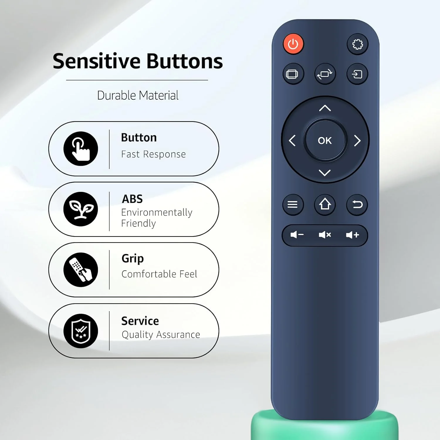 ریموت کنترل جایگزین RETROSUN سازگار با پروژکتور مینی NICPOW RD850، برای پروژکتور فیلم قابل حمل در فضای باز HAPPRUN Native 1080P ریموت کنترل جایگزین RETROSUN سازگار با پروژکتور مینی NICPOW RD850، برای پروژکتور فیلم قابل حمل در فضای باز HAPPRUN Native 1080P