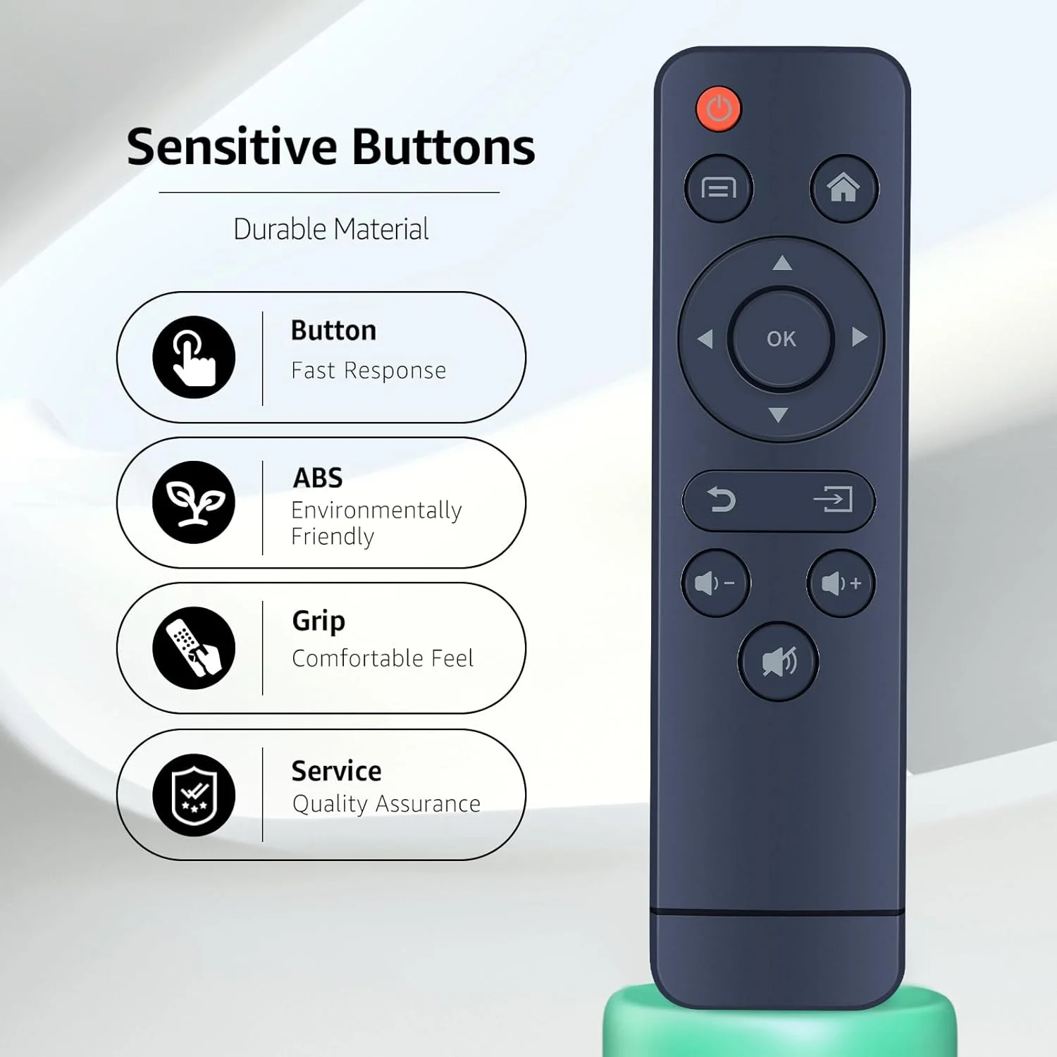 ریموت کنترل جایگزین RETROSUN برای پروژکتور فیلم فضای باز FUDONI GC666، پروژکتور P1، R7 R7A 1080P، برای wepvo YG300Plus