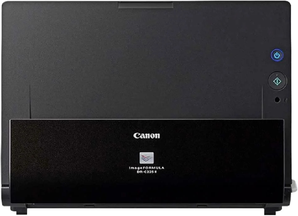 اسکنر اسناد کانن DR-C225 II A4 با طراحی کوچک مناسب اسکن خانگی به همراه نرم افزار اسکن به اکسل و ورد