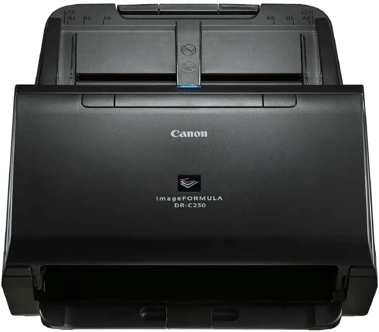 اسکنر تغذیه برگه ای کانن مدل Image Formula DR-C230 با وضوح 600x600 DPI و سایز A4 - مشکی اسکنر تغذیه برگه ای کانن مدل Image Formula DR-C230 با وضوح 600x600 DPI و سایز A4 - مشکی