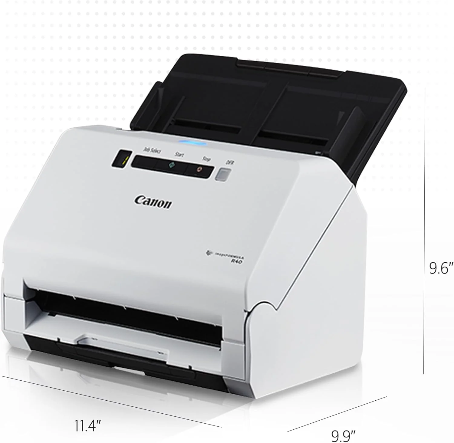 اسکنر اسناد اداری کانن imageFORMULA R40 برای کامپیوتر و مک، اسکن دوروی رنگی، نصب آسان برای استفاده در خانه یا دفتر، شامل نرم افزار اسکن