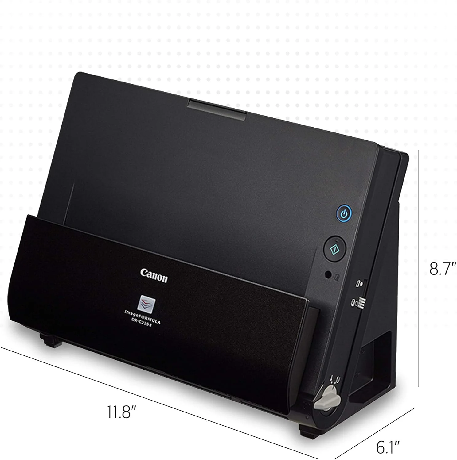 اسکنر اسناد اداری کانن مدل ImageFORMULA DR-C225 II، مشکی - 3258C002 اسکنر اسناد اداری کانن مدل ImageFORMULA DR-C225 II، مشکی - 3258C002