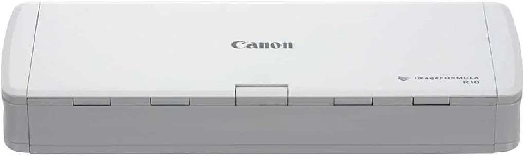 اسکنر قابل حمل Canon imageFORMULA R10، USB، اسکن دو طرفه، اسکنر اسناد موبایل، همراه با نرم افزار اسکنر قابل حمل Canon imageFORMULA R10، USB، اسکن دو طرفه، اسکنر اسناد موبایل، همراه با نرم افزار