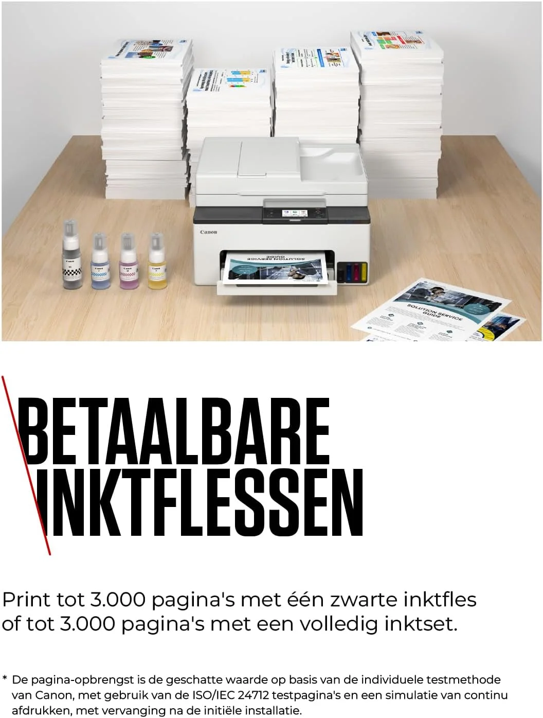 پرینتر کانن MAXIFY GX2050 برای خانه و دفتر کار - پرینتر رنگی و اسکنر همه کاره بی سیم | پرینتر جوهر افشان MegaTank، دستگاه کپی، اسکنر و فکس | اتصال WiFi، اترنت و USB پرینتر A4