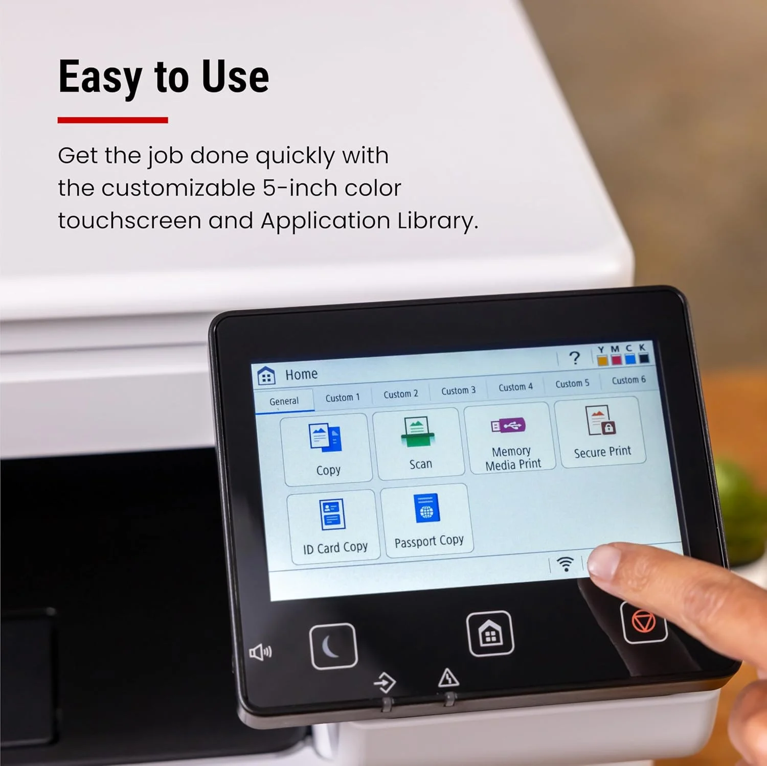 پرینتر لیزری رنگی دو رو زن بی‌سیم کانن مدل imageCLASS MF662Cdw با قابلیت کپی و اسکن، 26 صفحه در دقیقه