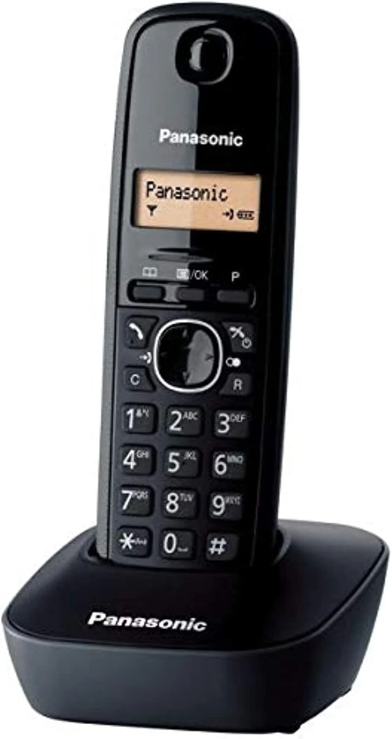 تلفن بی سیم پاناسونیک مدل KX-TG1611 - مشکی تلفن بی سیم پاناسونیک مدل KX-TG1611 - مشکی
