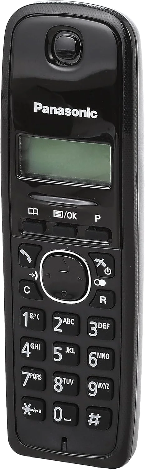 تلفن بی سیم پاناسونیک KX-TG1612 DECT، مشکی تلفن بی سیم پاناسونیک KX-TG1612 DECT، مشکی