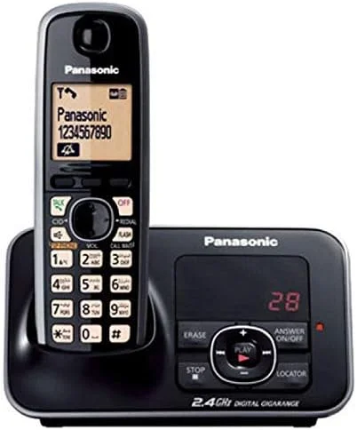 تلفن بی سیم پاناسونیک مدل KX-TG3721BX - مشکی (تک عددی) تلفن بی سیم پاناسونیک مدل KX-TG3721BX - مشکی (تک عددی)