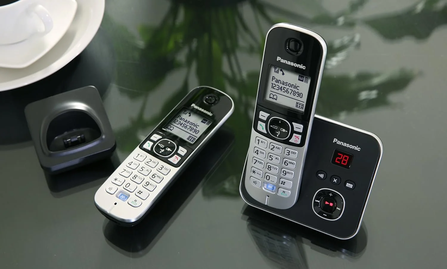 تلفن بی سیم پاناسونیک مدل KX-TG6821EB با منشی تلفنی تلفن بی سیم پاناسونیک مدل KX-TG6821EB با منشی تلفنی