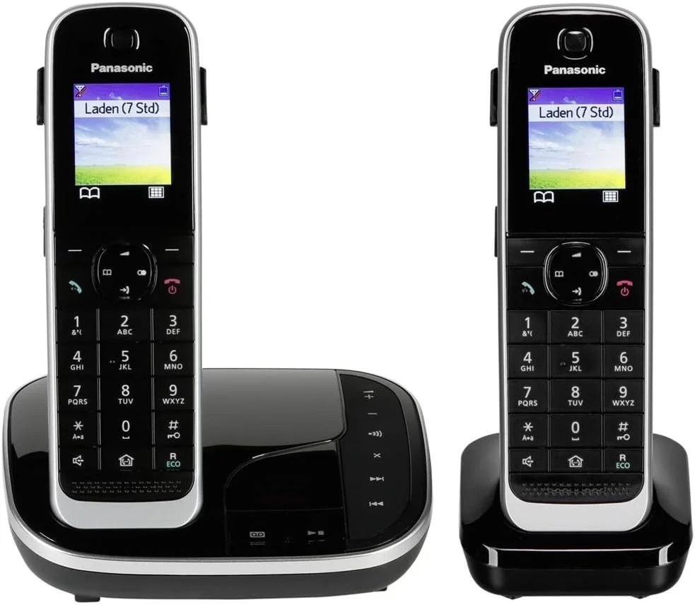 تلفن پاناسونیک مدل KX-TGJ322 (DECT، رومیزی، مشکی، LCD، AAA، پلی فونیک) تلفن پاناسونیک مدل KX-TGJ322 (DECT، رومیزی، مشکی، LCD، AAA، پلی فونیک)
