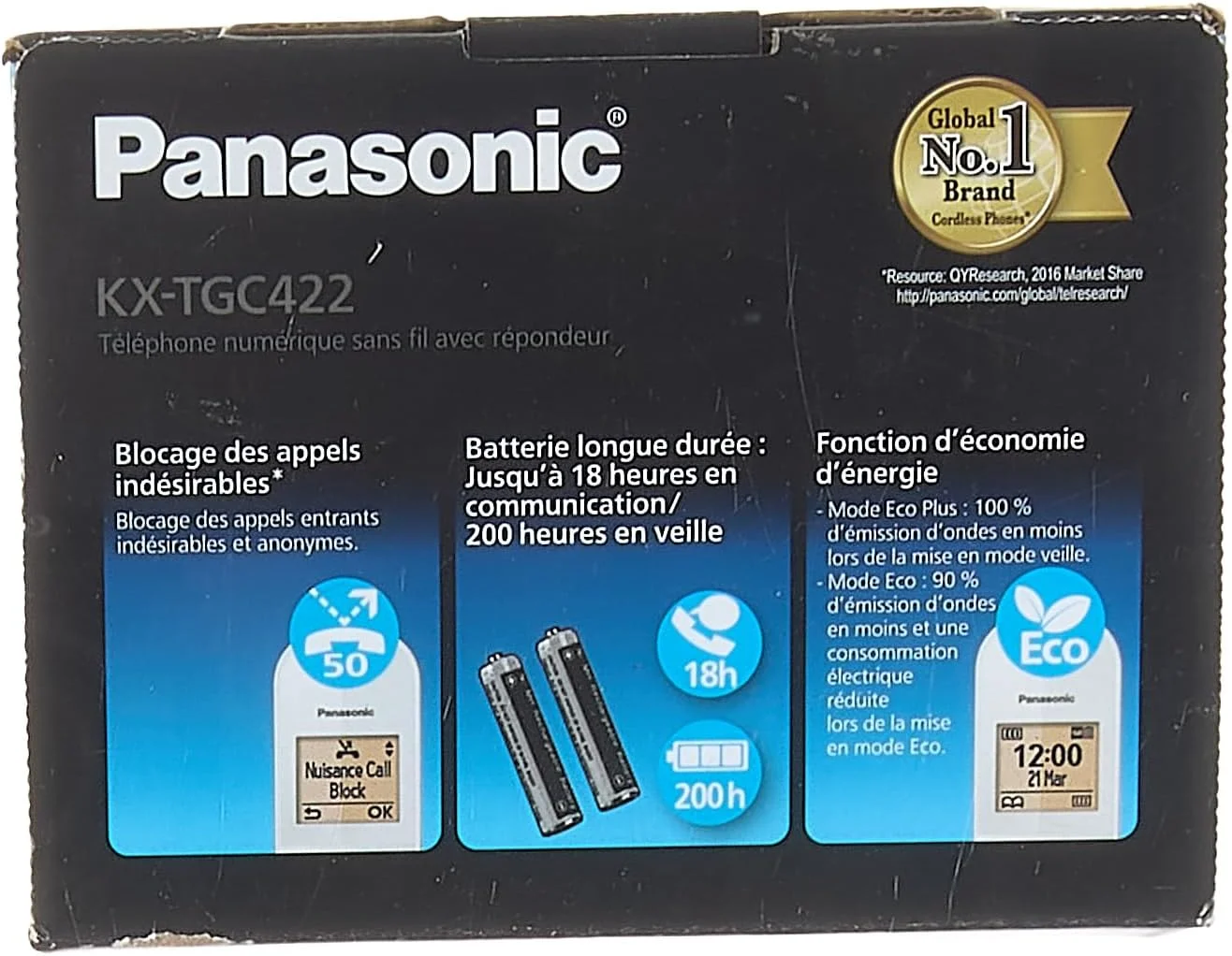 تلفن ثابت پاناسونیک تلفن DECT دوتایی سفید تلفن ثابت پاناسونیک تلفن DECT دوتایی سفید