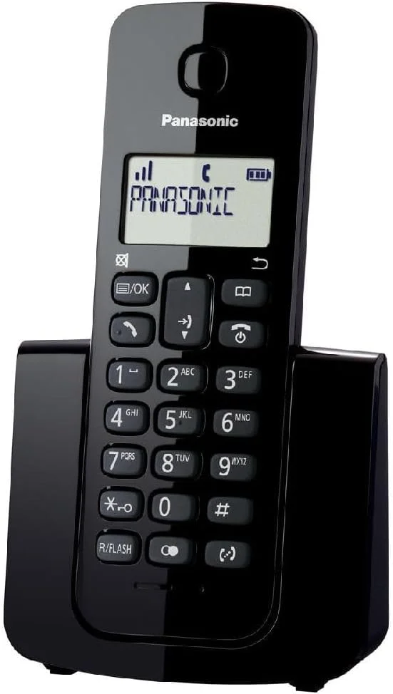 تلفن بی سیم پاناسونیک با قابلیت نمایش شماره تماس گیرنده مشکی مدل KX-TGB110LBB تلفن بی سیم پاناسونیک با قابلیت نمایش شماره تماس گیرنده مشکی مدل KX-TGB110LBB