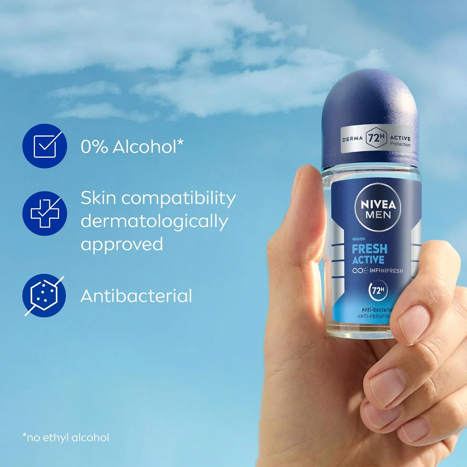 رول ضد تعریق مردانه نیوآ مدل فرش اکتیو با رایحه طراوت بخش، 2 عدد 50 میلی لیتر رول ضد تعریق مردانه نیوآ مدل فرش اکتیو با رایحه طراوت بخش، 2 عدد 50 میلی لیتر