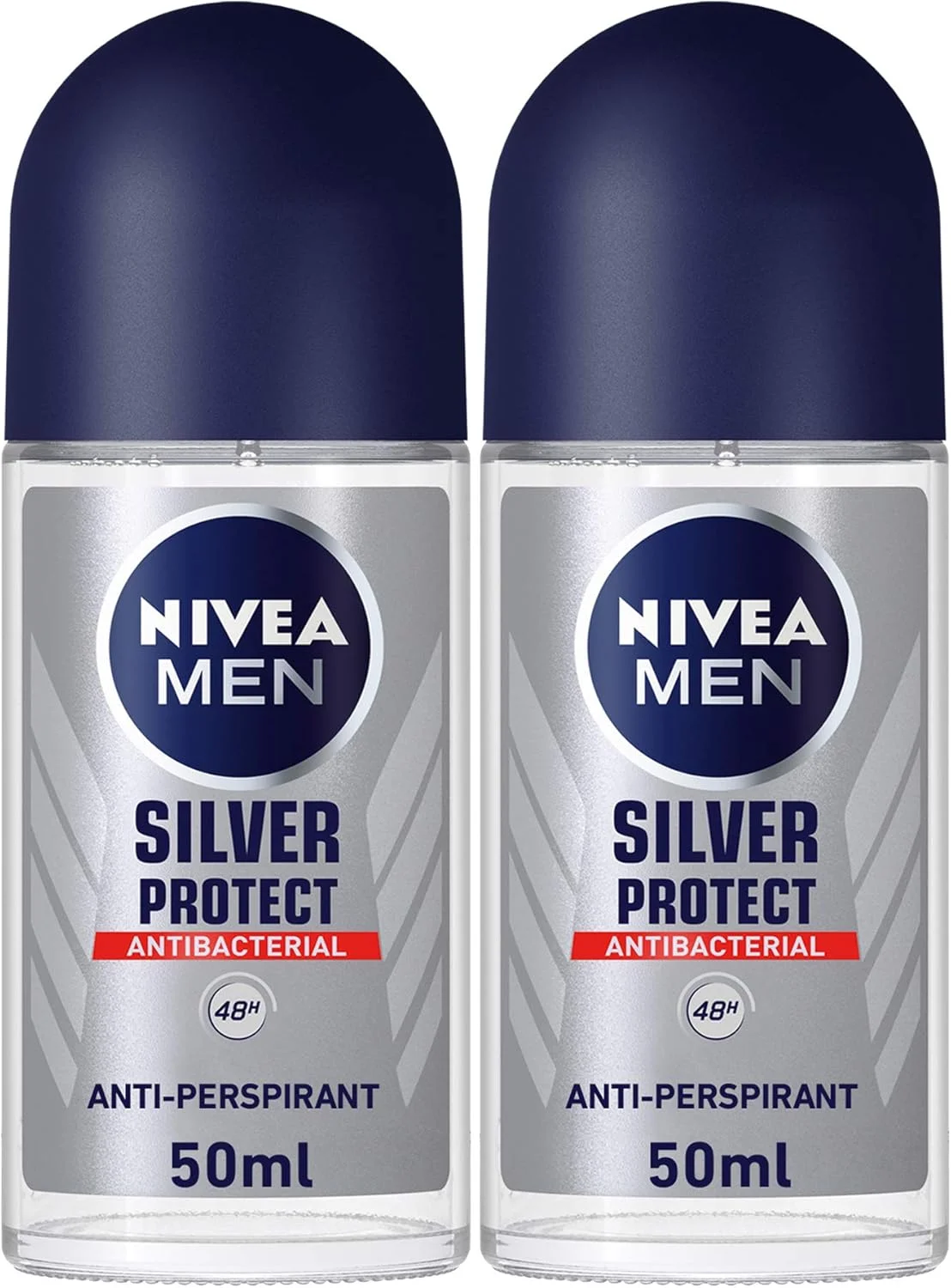 رول ضد تعریق مردانه نیوآ من، محافظت آنتی باکتریال سیلور پروتکت، 2x50 میلی لیتر