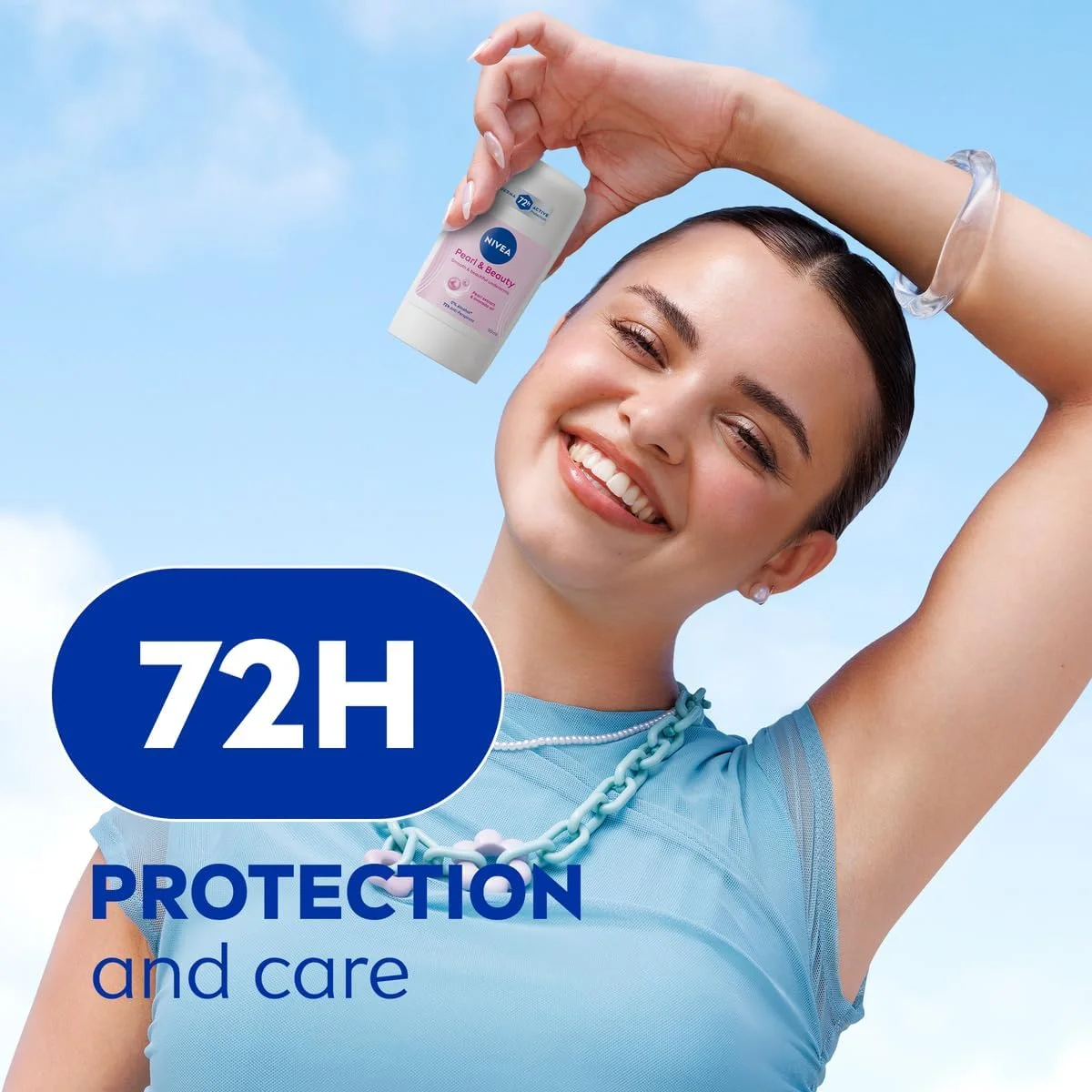 استیک ضد تعریق زنانه نیوآ، محافظت 48 ساعته، مروارید و زیبایی، 50 میلی لیتر استیک ضد تعریق زنانه نیوآ، محافظت 48 ساعته، مروارید و زیبایی، 50 میلی لیتر