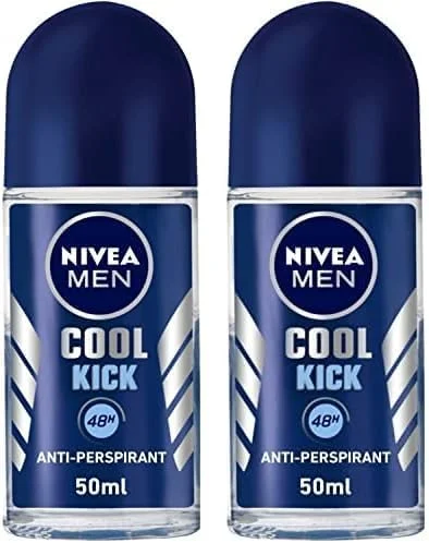 رول ضد تعریق مردانه نیوآ مدل Cool Kick با رایحه طراوت بخش، 50 میلی لیتر (بسته 2 عددی)