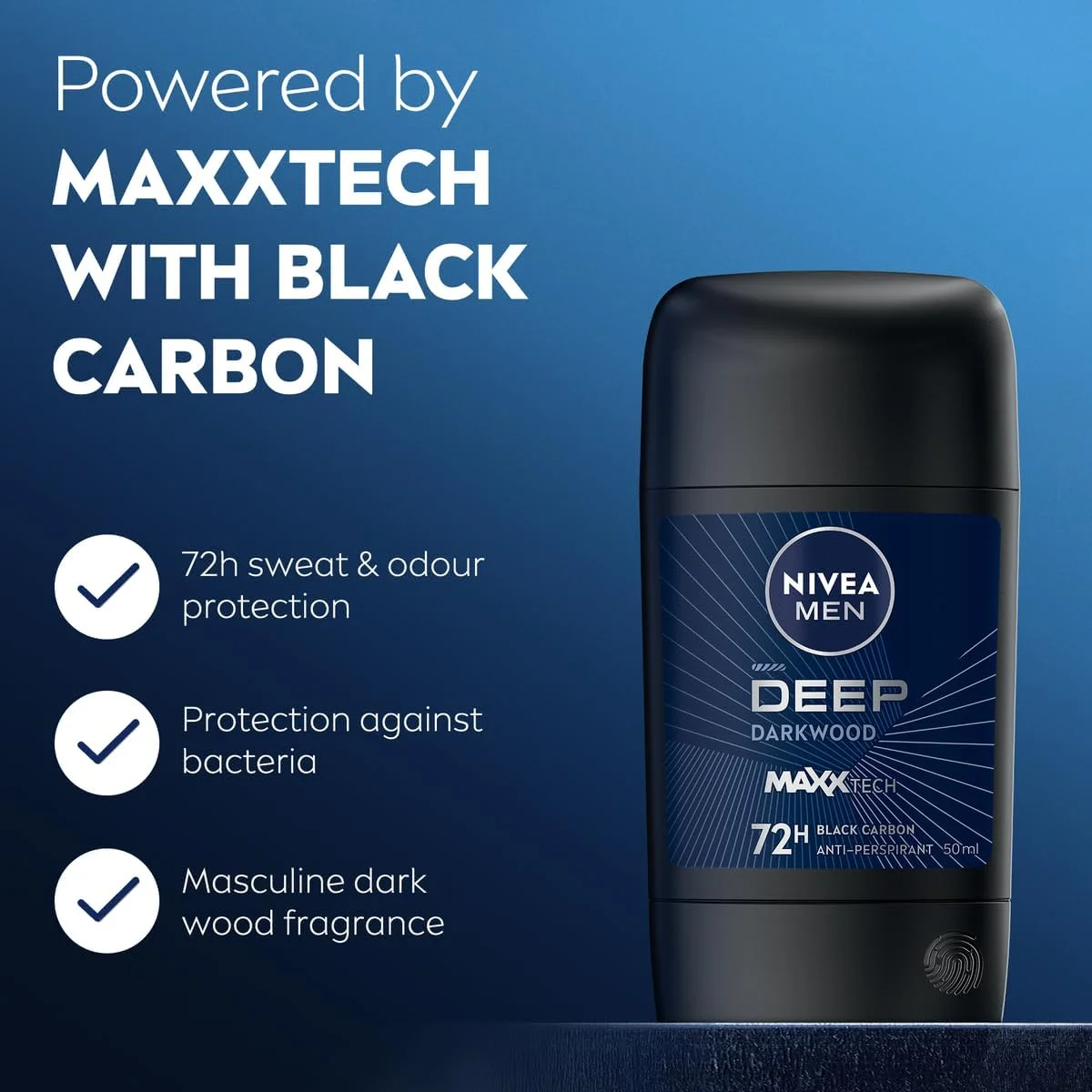 استیک ضد تعریق مردانه نیوآ مدل Deep Black Carbon Dark Wood، 50 میلی لیتر استیک ضد تعریق مردانه نیوآ مدل Deep Black Carbon Dark Wood، 50 میلی لیتر