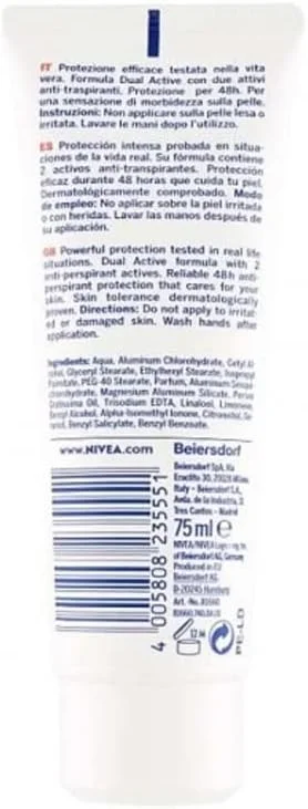 کرم دئودورانت زنانه نیوآ Dry Comfort، محافظت ضد تعریق، تیوپی، 75 میلی لیتر