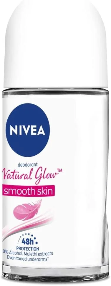 رول ضد تعریق زنانه نیوآ Natural Glow با ویتامین C، ویتامین E، روغن آووکادو و عصاره شیرین بیان | روشن کننده، نرم کننده و زیبا کننده زیر بغل | بدون الکل | 50 میلی لیتر رول ضد تعریق زنانه نیوآ Natural Glow با ویتامین C، ویتامین E، روغن آووکادو و عصاره شیرین بیان | روشن کننده، نرم کننده و زیبا کننده زیر بغل | بدون الکل | 50 میلی لیتر