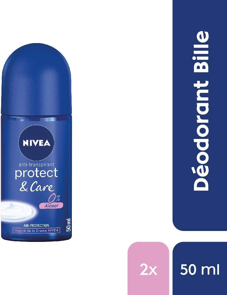 رول ضد تعریق زنانه نیوآ مدل Protect & Care حجم 50 میلی لیتر (بسته 2 عددی) رول ضد تعریق زنانه نیوآ مدل Protect & Care حجم 50 میلی لیتر (بسته 2 عددی)