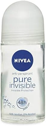 مام رول ضد تعریق زنانه نیوآ مدل Pure Invisible بسته 3 عددی 50 میلی لیتری