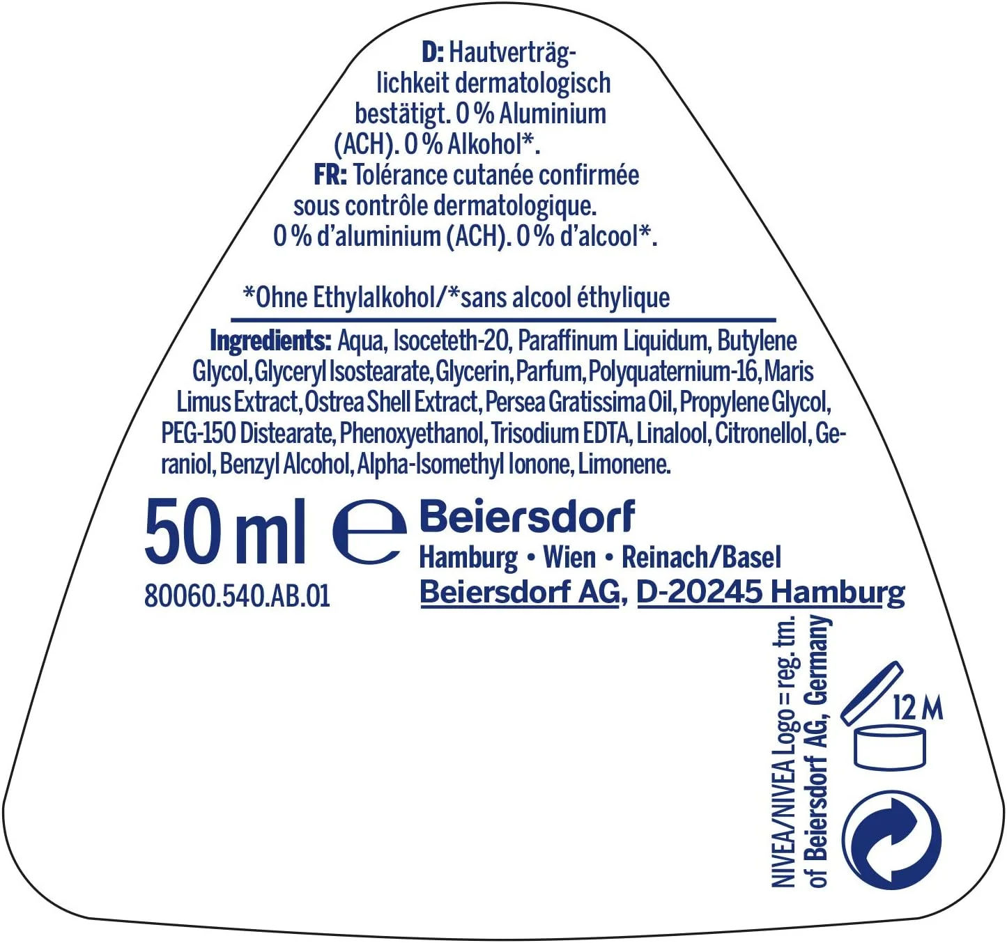 دئودورانت رولی زنانه نیوآ فرش نچرال 0% با ماندگاری 48 ساعته، ضد تعریق زیر بغل با رایحه ای با طراوت و ماندگار، فاقد آلومینیوم، 1 عدد 50 میلی لیتر (بسته بندی ممکن است متفاوت باشد) دئودورانت رولی زنانه نیوآ فرش نچرال 0% با ماندگاری 48 ساعته، ضد تعریق زیر بغل با رایحه ای با طراوت و ماندگار، فاقد آلومینیوم، 1 عدد 50 میلی لیتر (بسته بندی ممکن است متفاوت باشد)