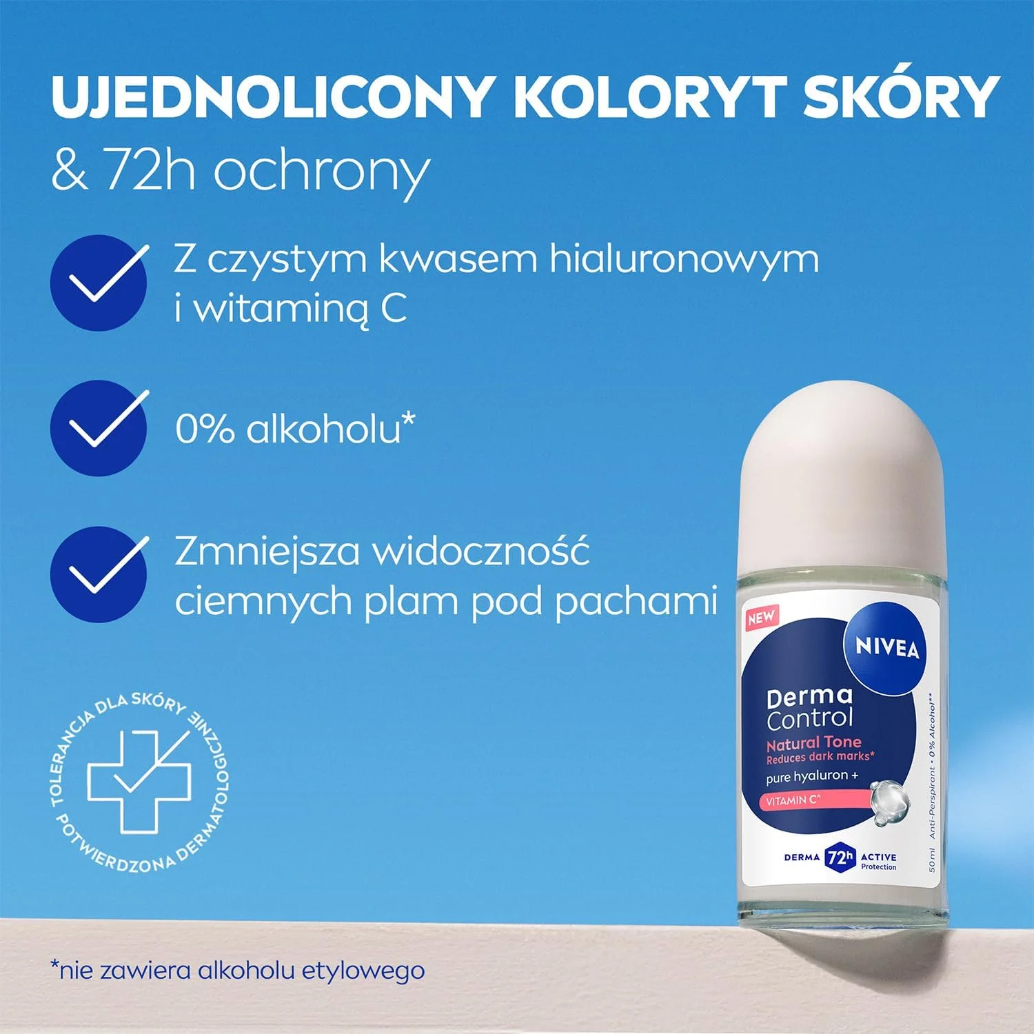 ضد تعریق توپی زنانه نیوآ Derma Control Natural Tone با محافظت 72 ساعته و ویتامین C، حجم 50 میلی لیتر ضد تعریق توپی زنانه نیوآ Derma Control Natural Tone با محافظت 72 ساعته و ویتامین C، حجم 50 میلی لیتر