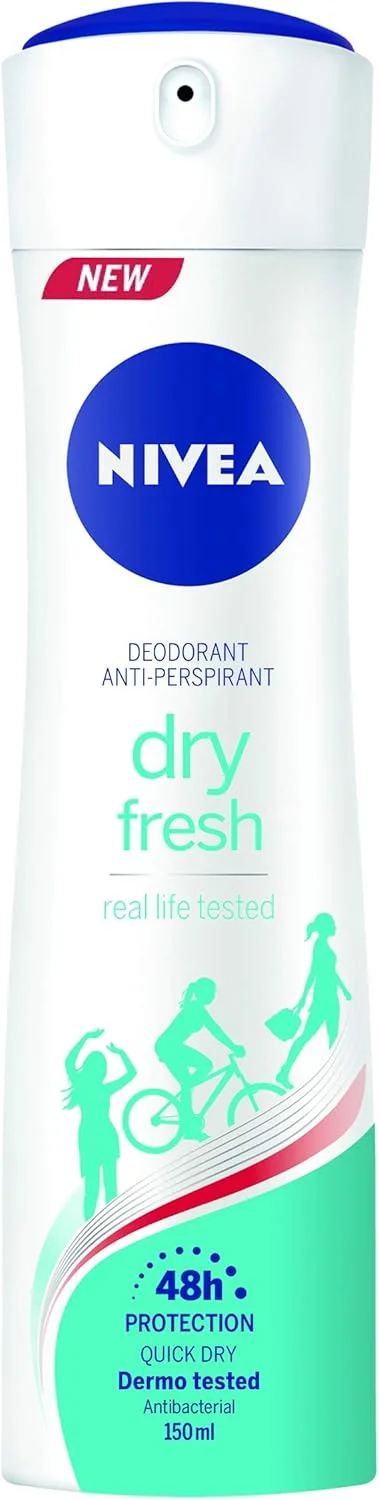 اسپری ضد تعریق زنانه نیوآ فرش خشک 150 میلی لیتر اسپری ضد تعریق زنانه نیوآ فرش خشک 150 میلی لیتر