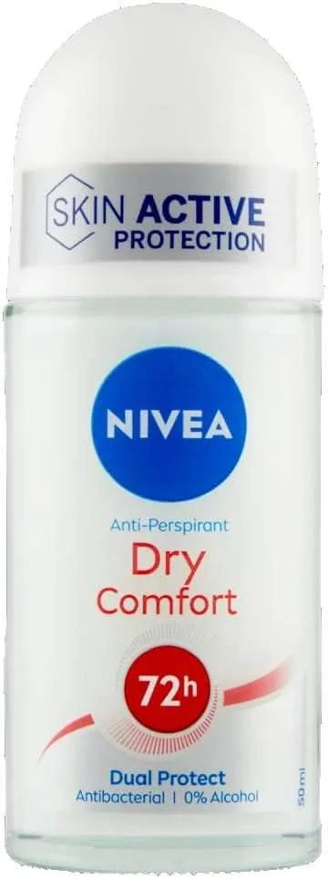 رول ضد تعریق زنانه نیوآ Dry Comfort Plus بسته 6 عددی 50 میلی لیتری