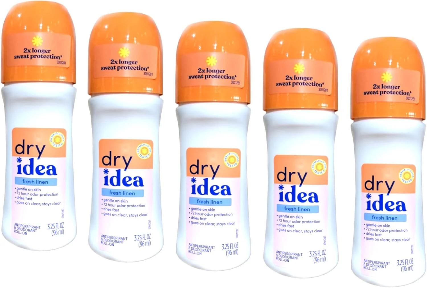 دئودورانت رولی ضد تعریق و خوشبو کننده بدن درای آیدیا با رایحه ملایم (92 گرم، بسته 5 عددی)