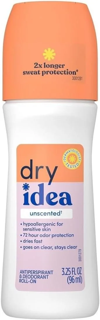 مام رولی ضد تعریق و خوشبو کننده بدن Dry Idea، بدون رایحه، 92 گرم، بسته 2 عددی