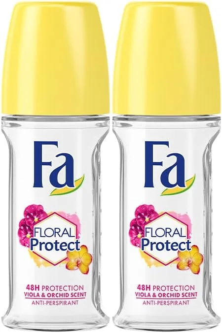 رول ضد تعریق فا با رایحه گل ارکیده، 50 میلی لیتر، بسته 2 عددی