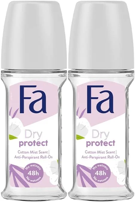 رول ضد تعریق فا درای پروتکت 50 میلی لیتر، بسته 2 عددی