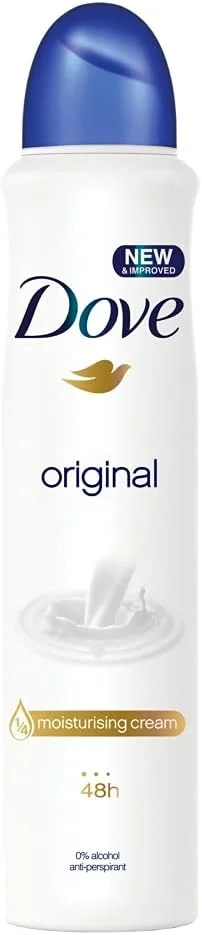 اسپری ضد تعریق زنانه داو اورجینال، بسته 3 عددی، 250 میلی لیتر، محافظت تا 48 ساعت