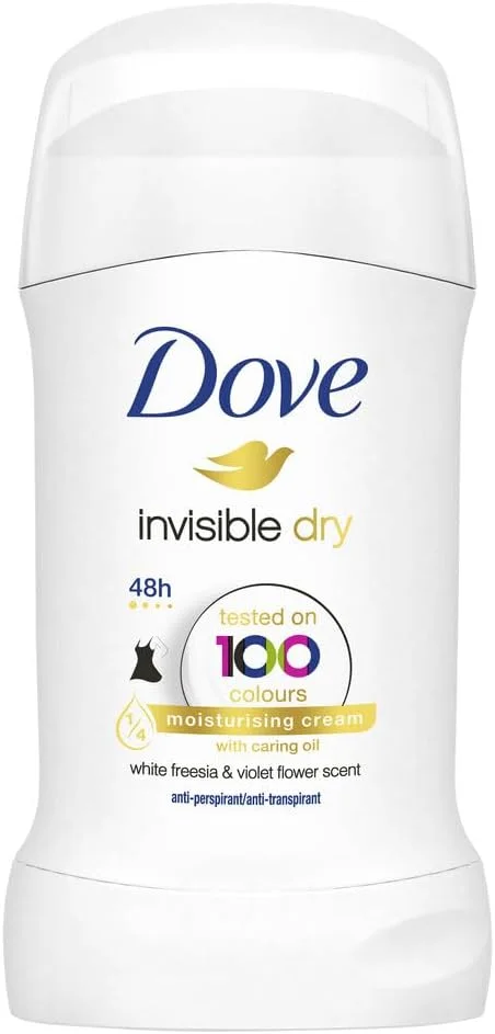 استیک ضد تعریق داو Invisible Dry، دئودورانت رولی مردانه و زنانه با رایحه خنک، تازه و پاکیزه، محافظت 48 ساعته، 40 میلی لیتر (بسته بندی ممکن است متفاوت باشد)