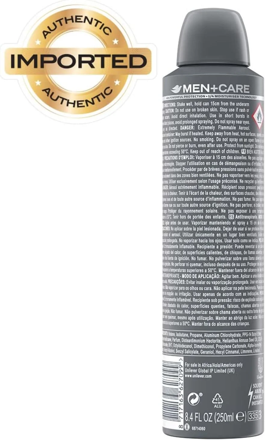 اسپری ضد تعریق مردانه داو مدل Sport Active+ Fresh، 250 میلی لیتر