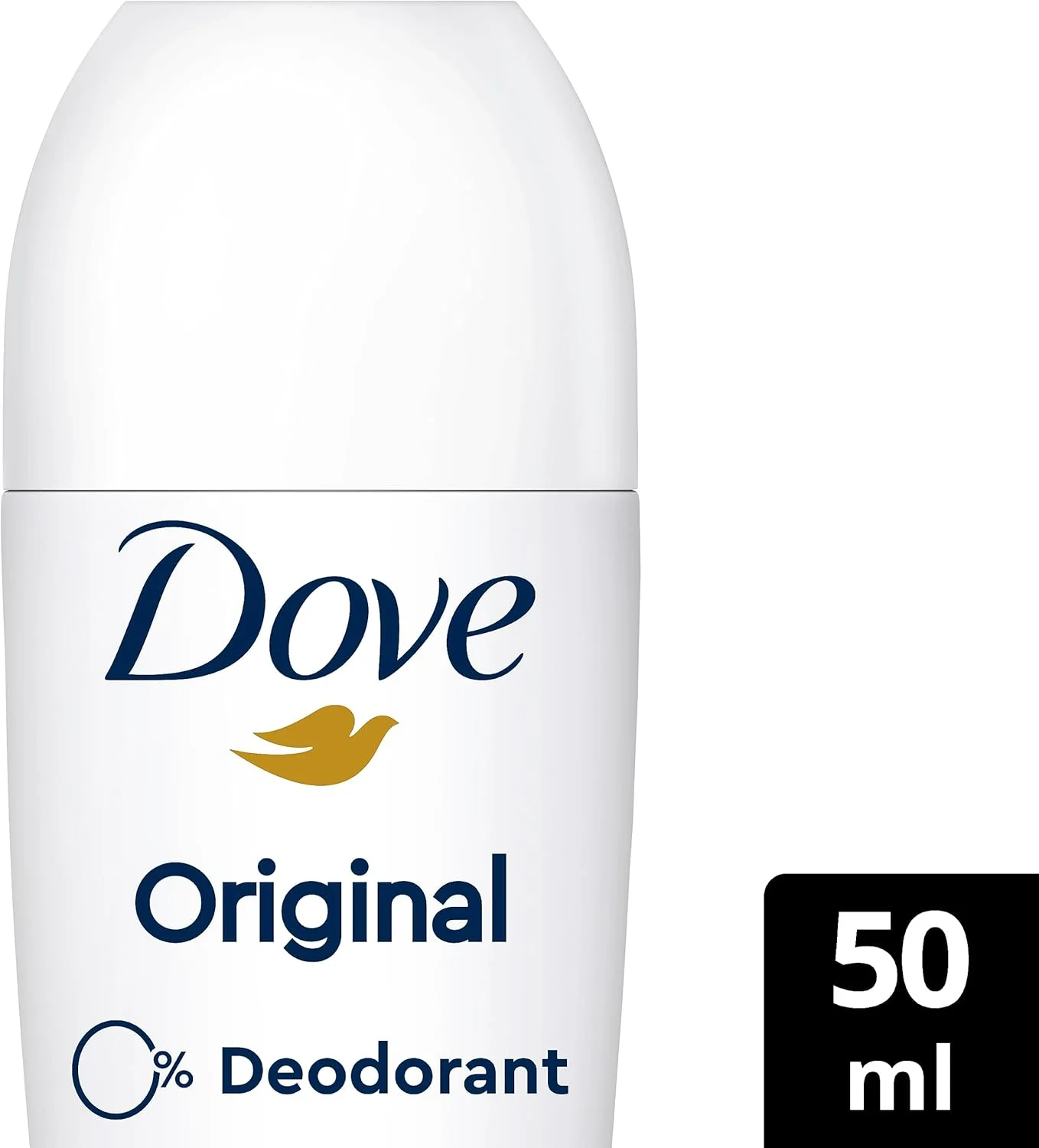 دئودورانت رولی داو اورجینال 0% بدون نمک آلومینیوم با 1/4 کرم مراقبتی و محافظت 48 ساعته 50 میلی لیتر تک عددی