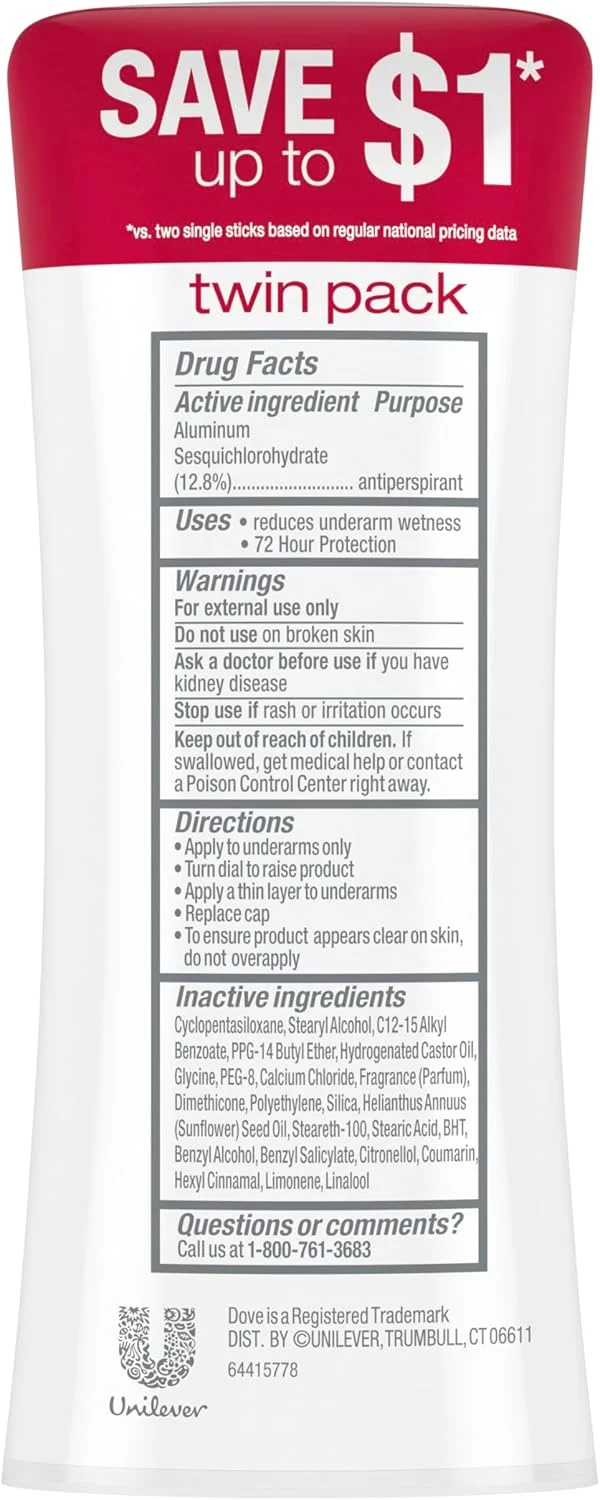 استیک ضد تعریق و خوشبو کننده زنانه داو Advanced Care، احیا کننده، محافظت 48 ساعته و زیر بغل نرم و راحت، 74 گرم، 2 عدد استیک ضد تعریق و خوشبو کننده زنانه داو Advanced Care، احیا کننده، محافظت 48 ساعته و زیر بغل نرم و راحت، 74 گرم، 2 عدد