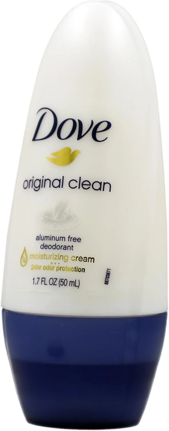 دئودورانت رولی داو اورجینال کلین، محافظت در برابر بوی بد تمام روز، بسته 4 عددی، 50 میلی لیتر در هر کدام، 4 بطری